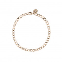 AIDIA Signature 7'' 18K Rose Gold Charm Bracelet